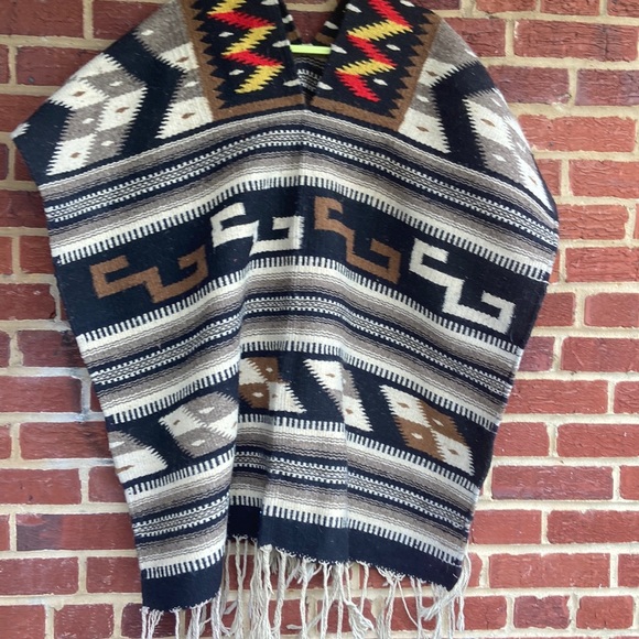 Hand Crafted Other - Poncho ,Southwestern ,Cowboy ,Ethnic ,Winter